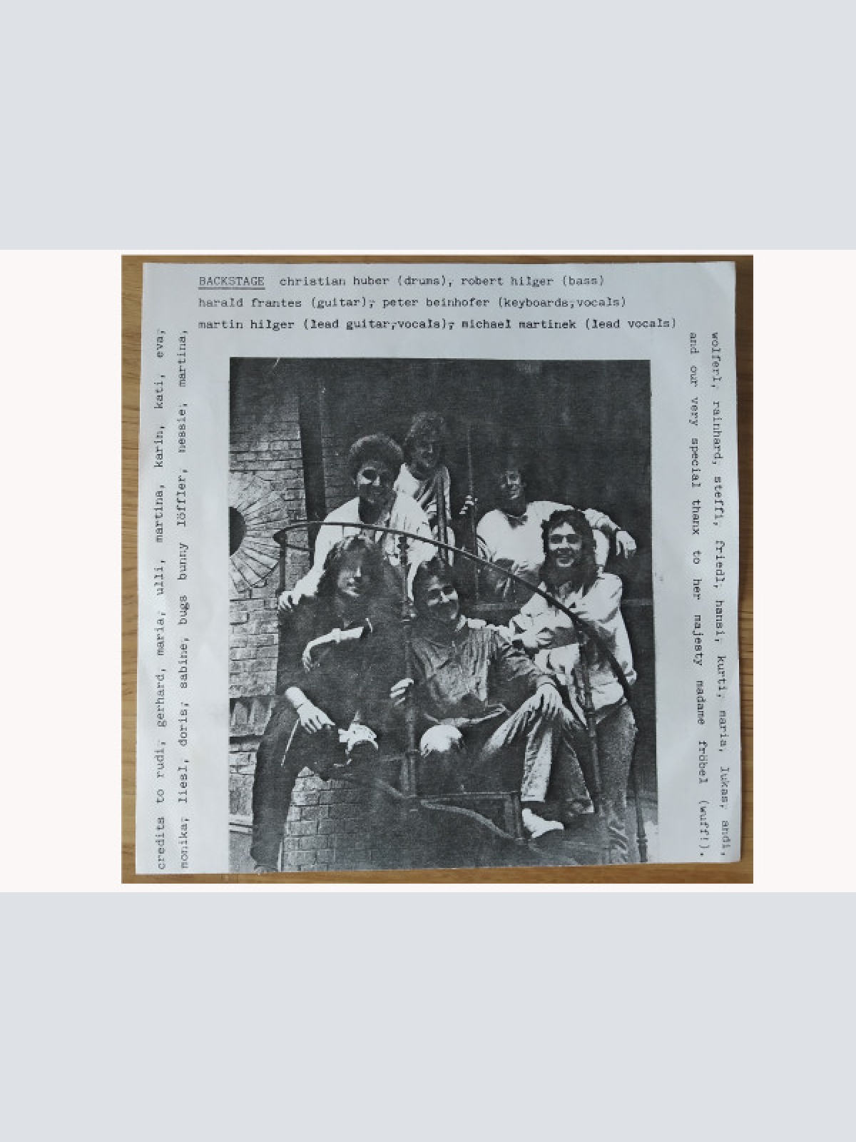 Vinyl / Backstage (4) - It's Her