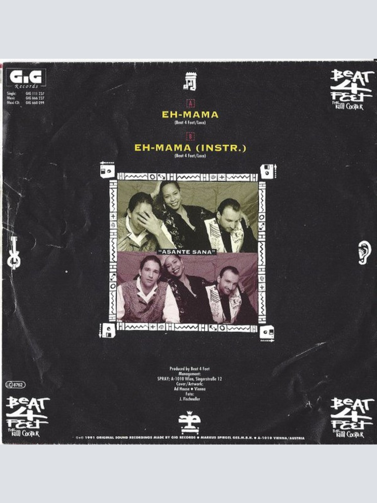 Vinyl / Beat 4 Feet Feat. Kim Cooper - Eh Mama