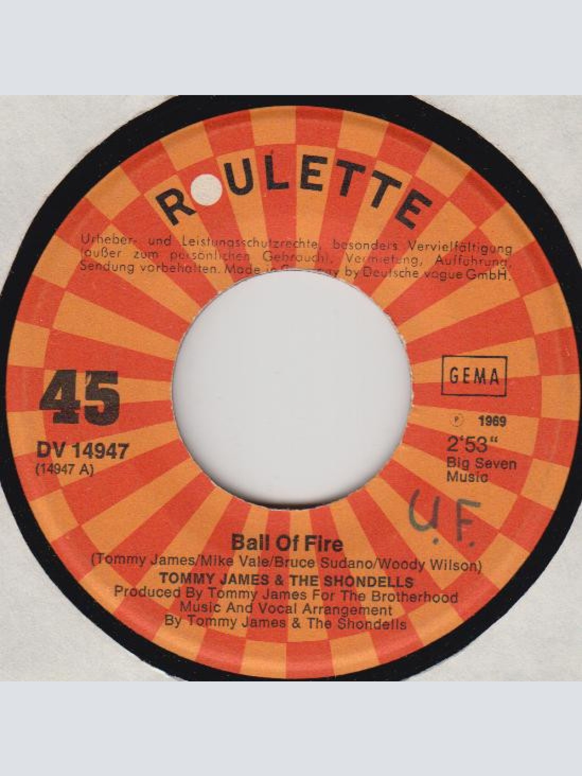 Vinyl / Tommy James And The Shondells* - Ball Of Fire