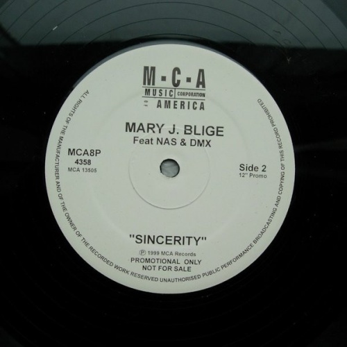 Vinyl / Mary J. Blige - All That I Can Say/ "Sincerity"
