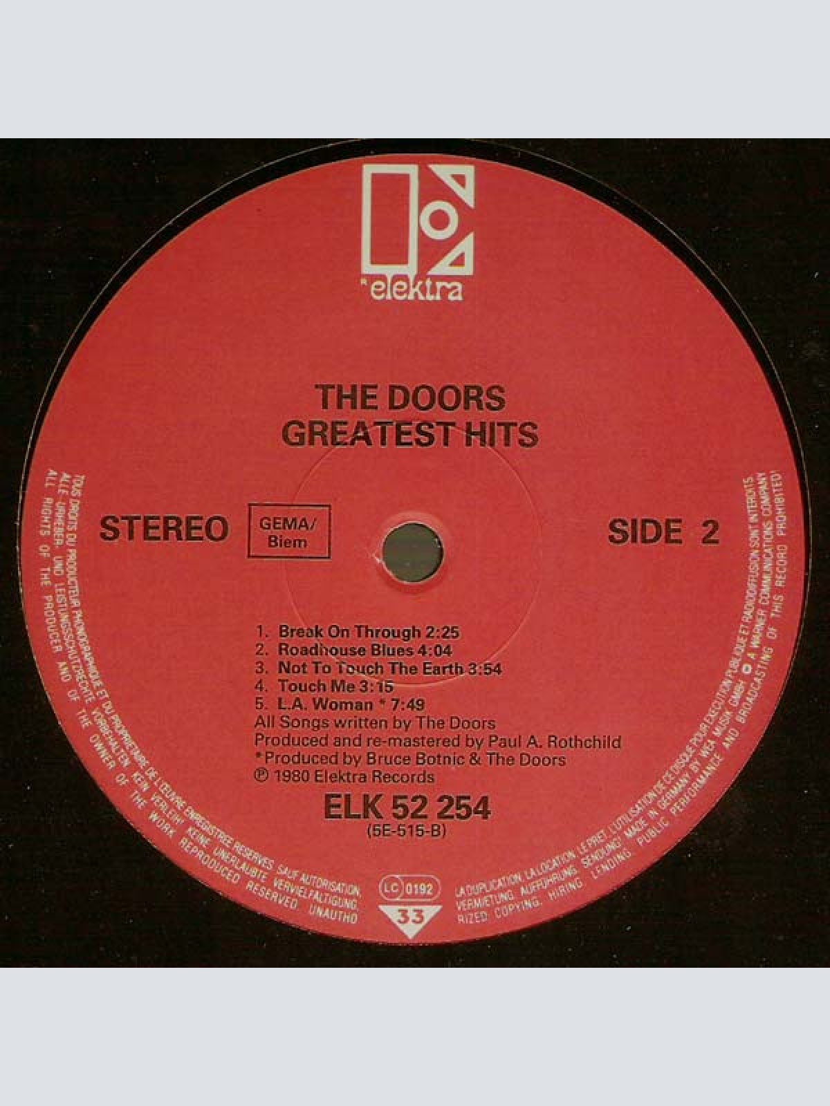 Vinyl / The Doors - Greatest Hits