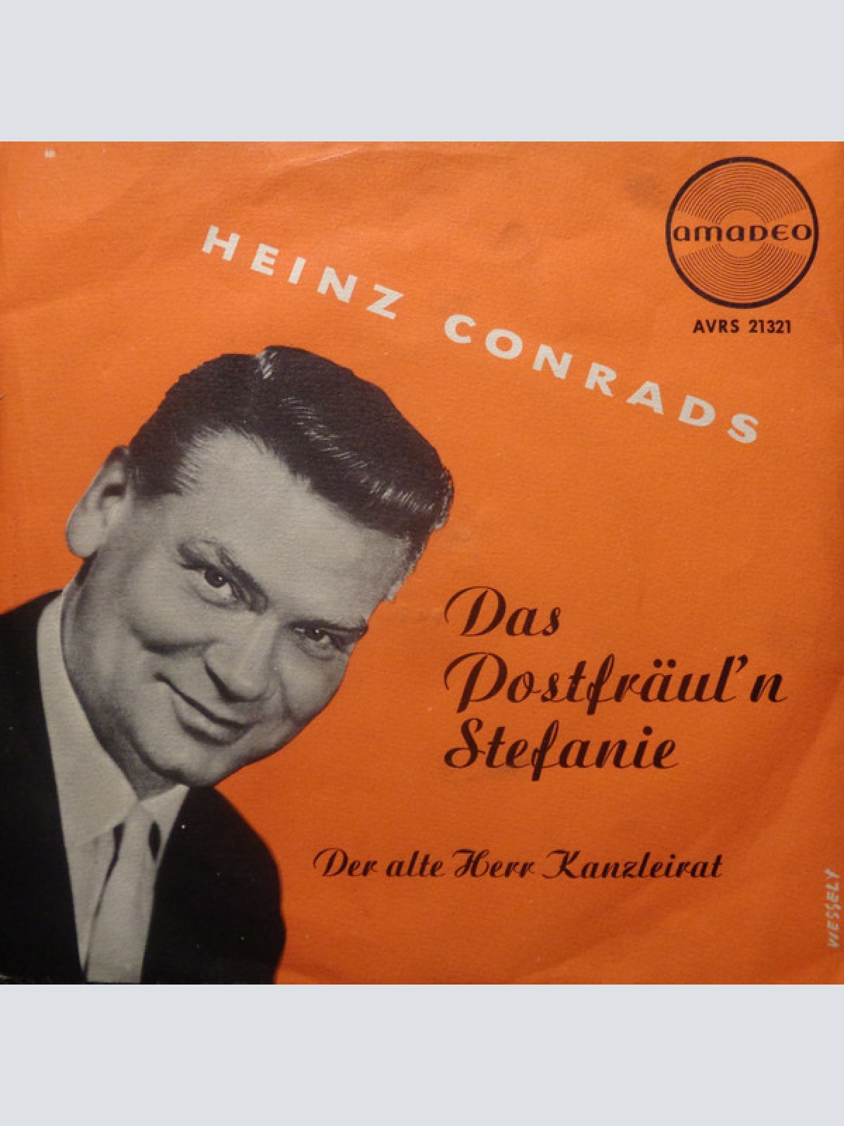 Vinyl / Heinz Conrads - Das Postfräul'n Stefanie