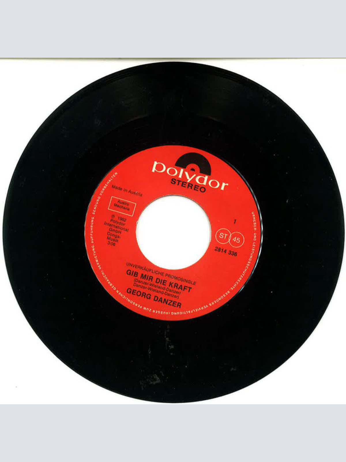 Vinyl / Georg Danzer - Gib Mir Die Kraft
