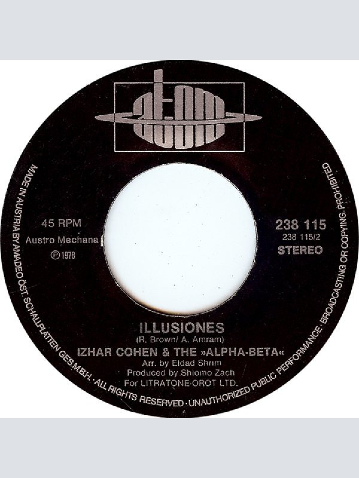 Vinyl / Izhar Cohen - Ah-Ba-Ni-Bi