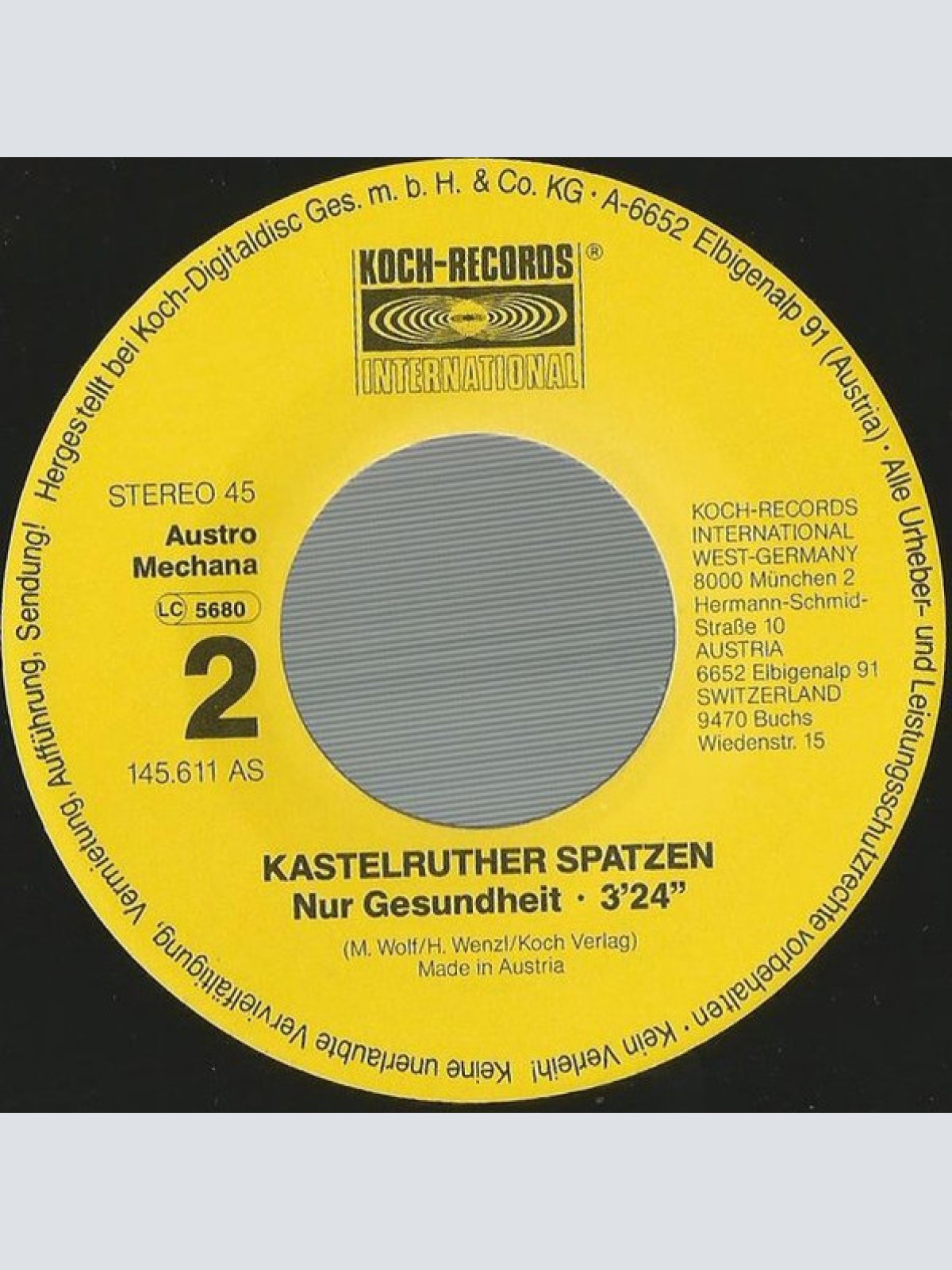 Vinyl / Kastelruther Spatzen - Ave Maria Der Heimat