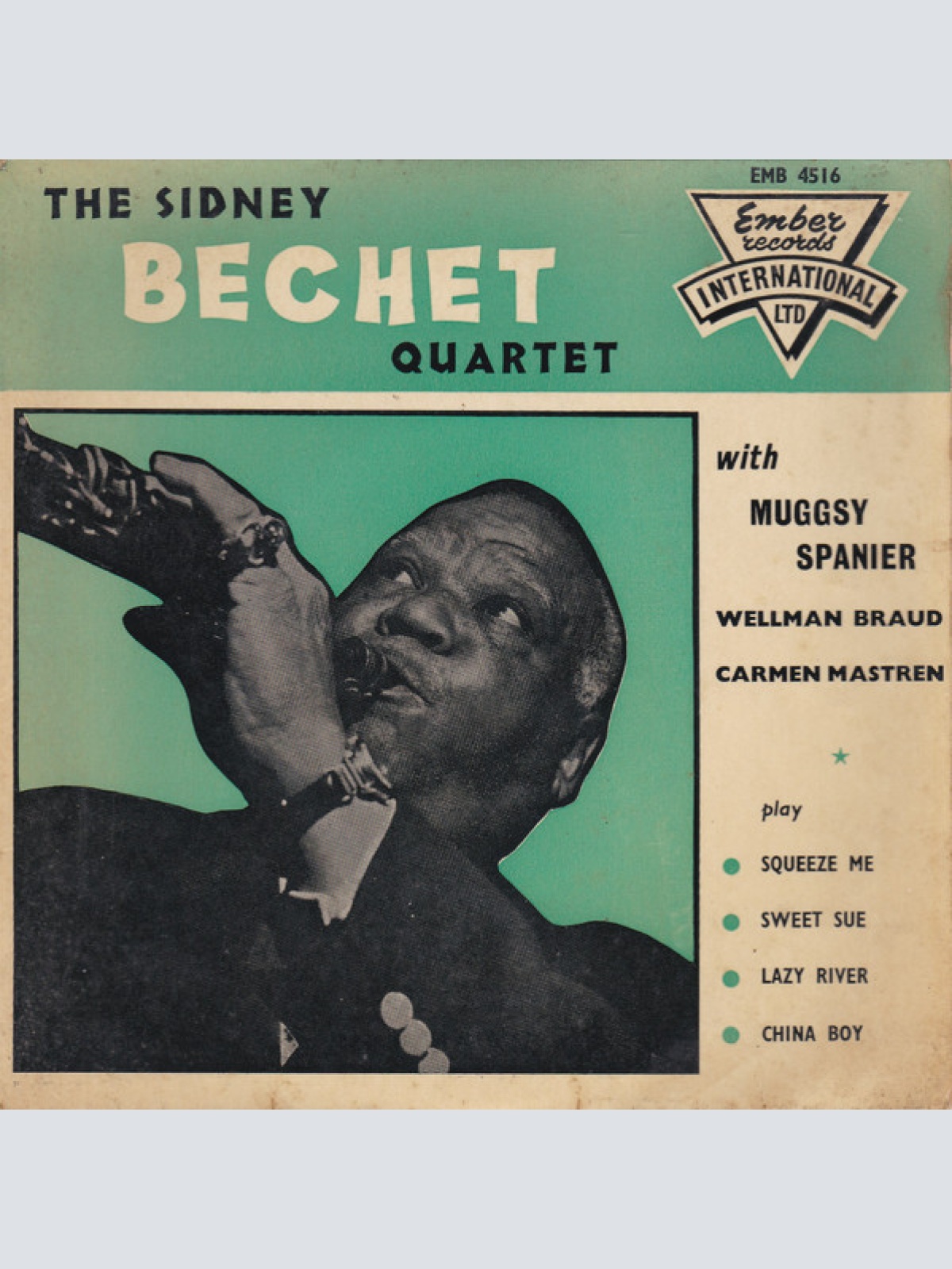 Vinyl / Sidney Bechet Quartet with Muggsy Spanier, Wellman Braud, Carmen Mastren - Squeeze Me