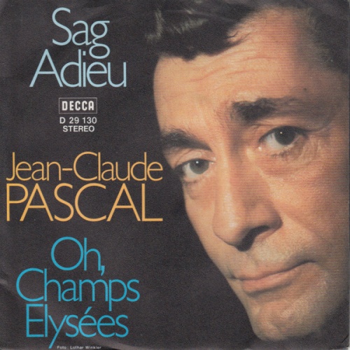 Vinyl / Jean-Claude Pascal - Sag Adieu (Petite Fleur)