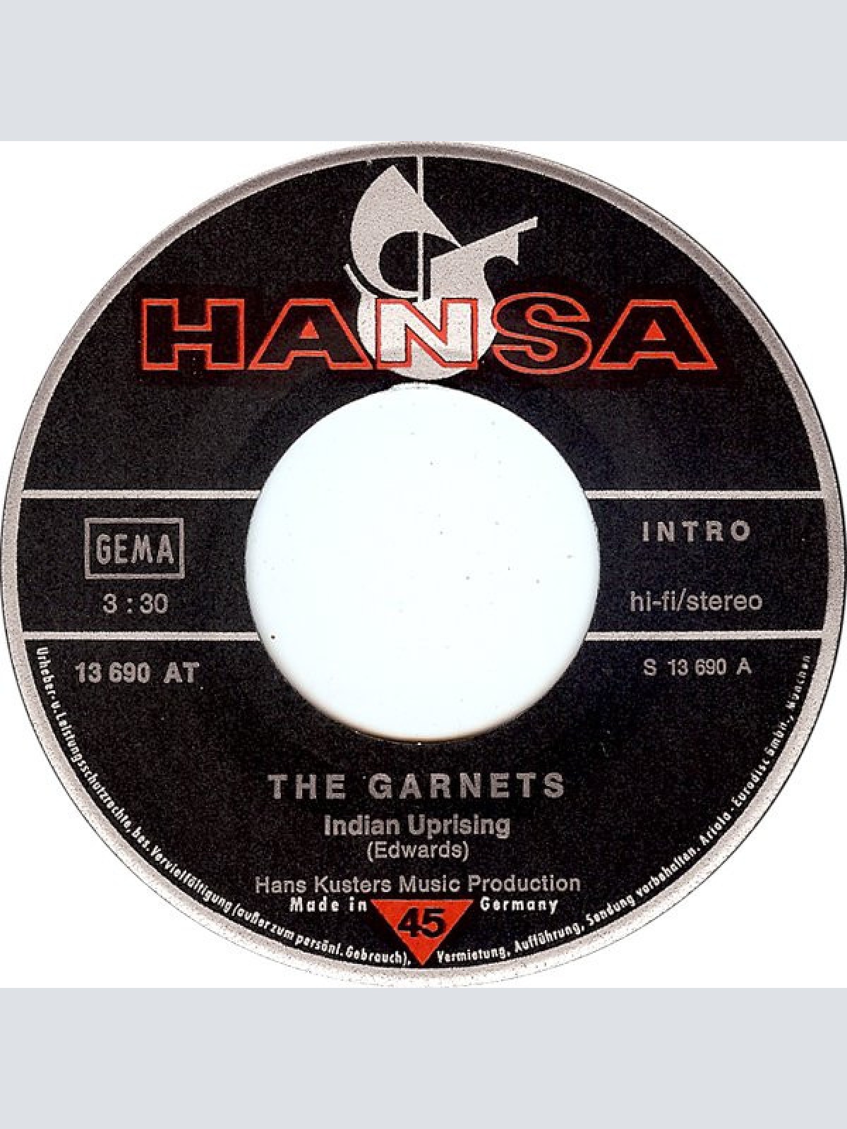 Vinyl / The Garnets - Indian Uprising