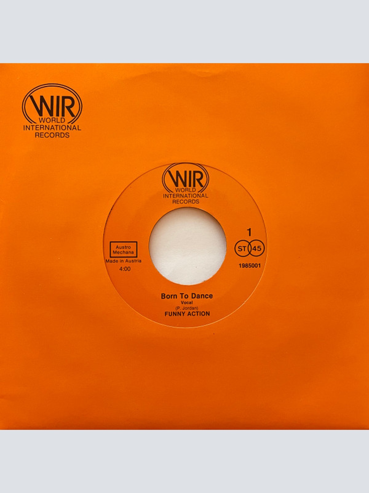 Vinyl / Funny Action - Born To Dance