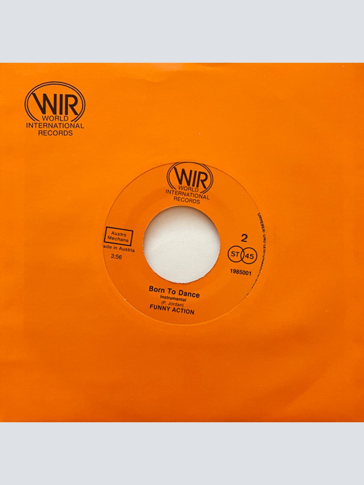 Vinyl / Funny Action - Born To Dance