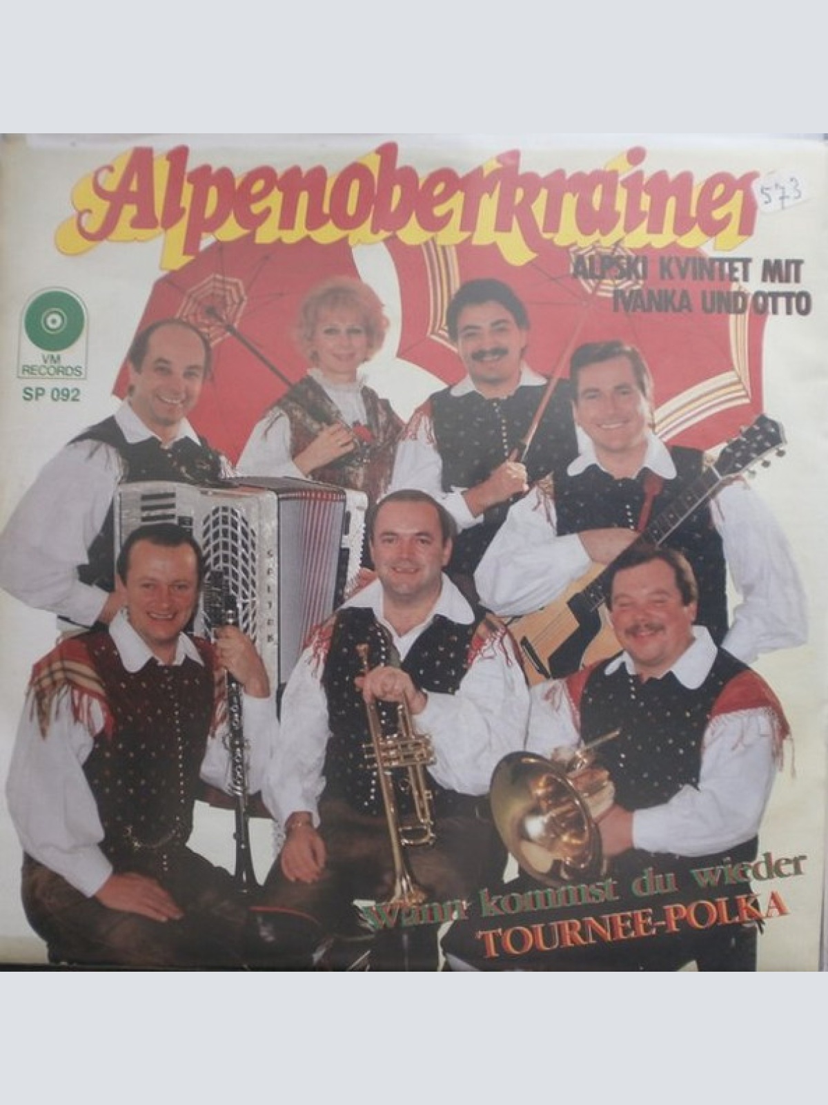 Vinyl / Alpenoberkrainer Mit Ivanka* Und Otto* - Tournee-Polka