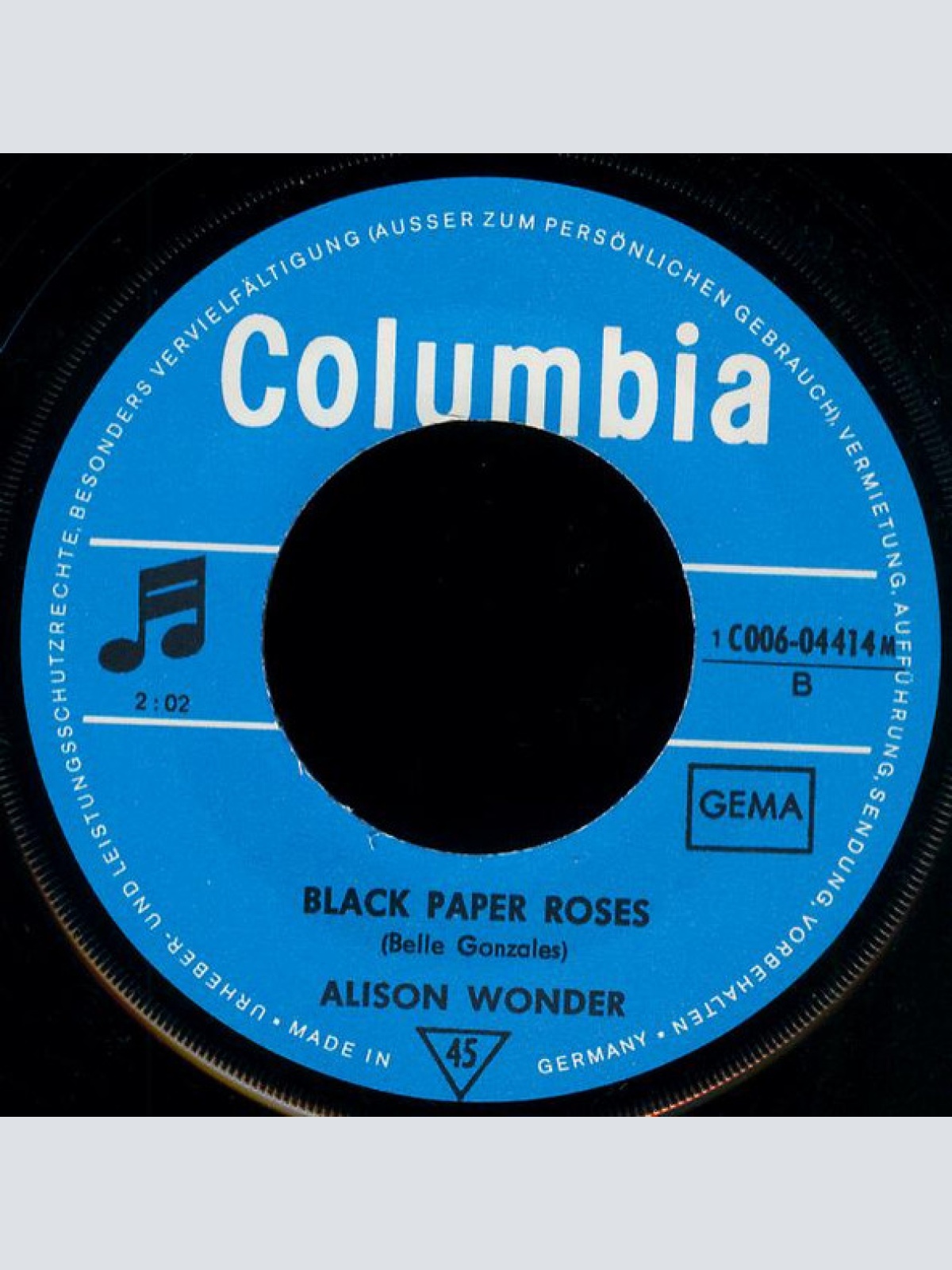 Vinyl / Alison Wonder - Once More With Feeling