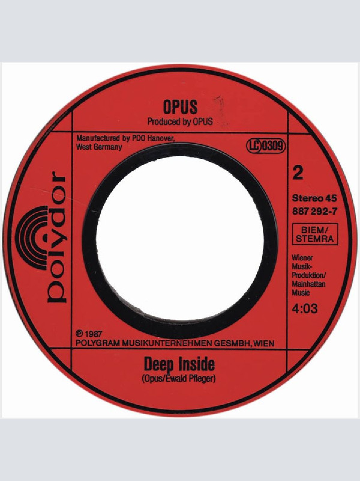 Vinyl / Opus - Faster And Faster