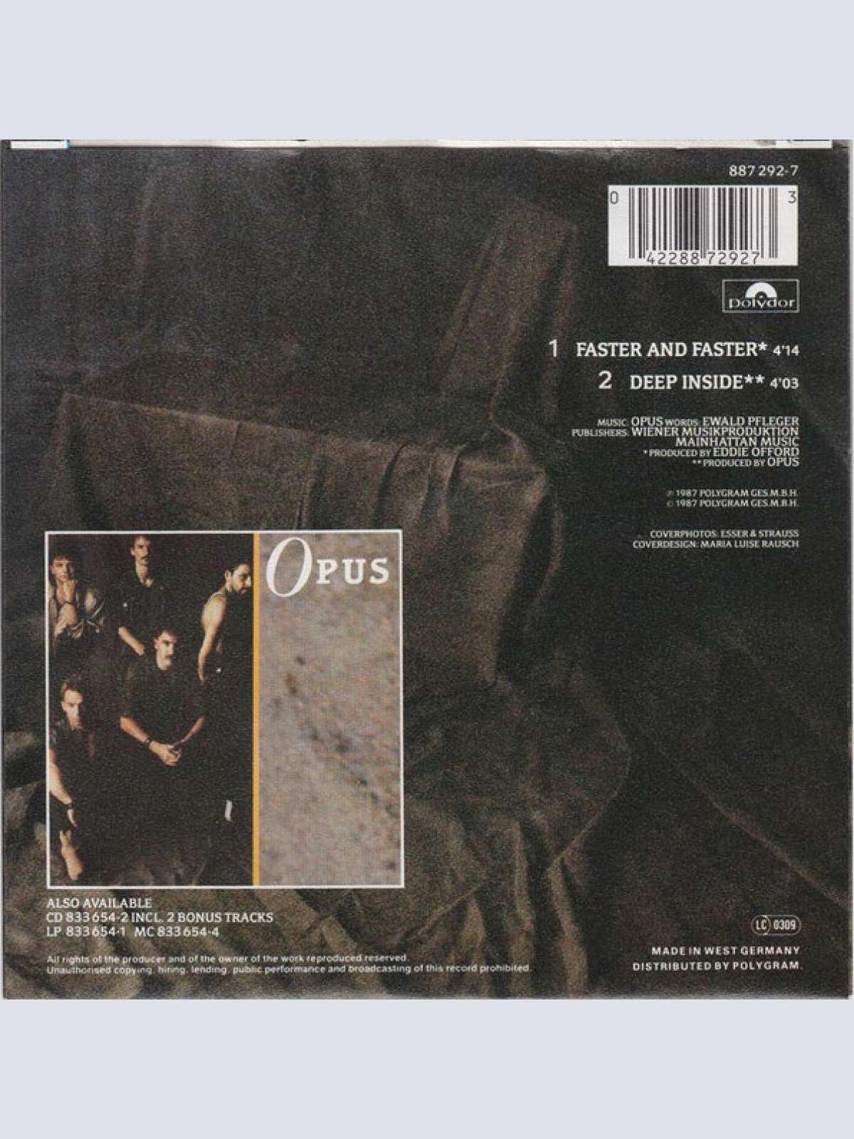 Vinyl / Opus - Faster And Faster