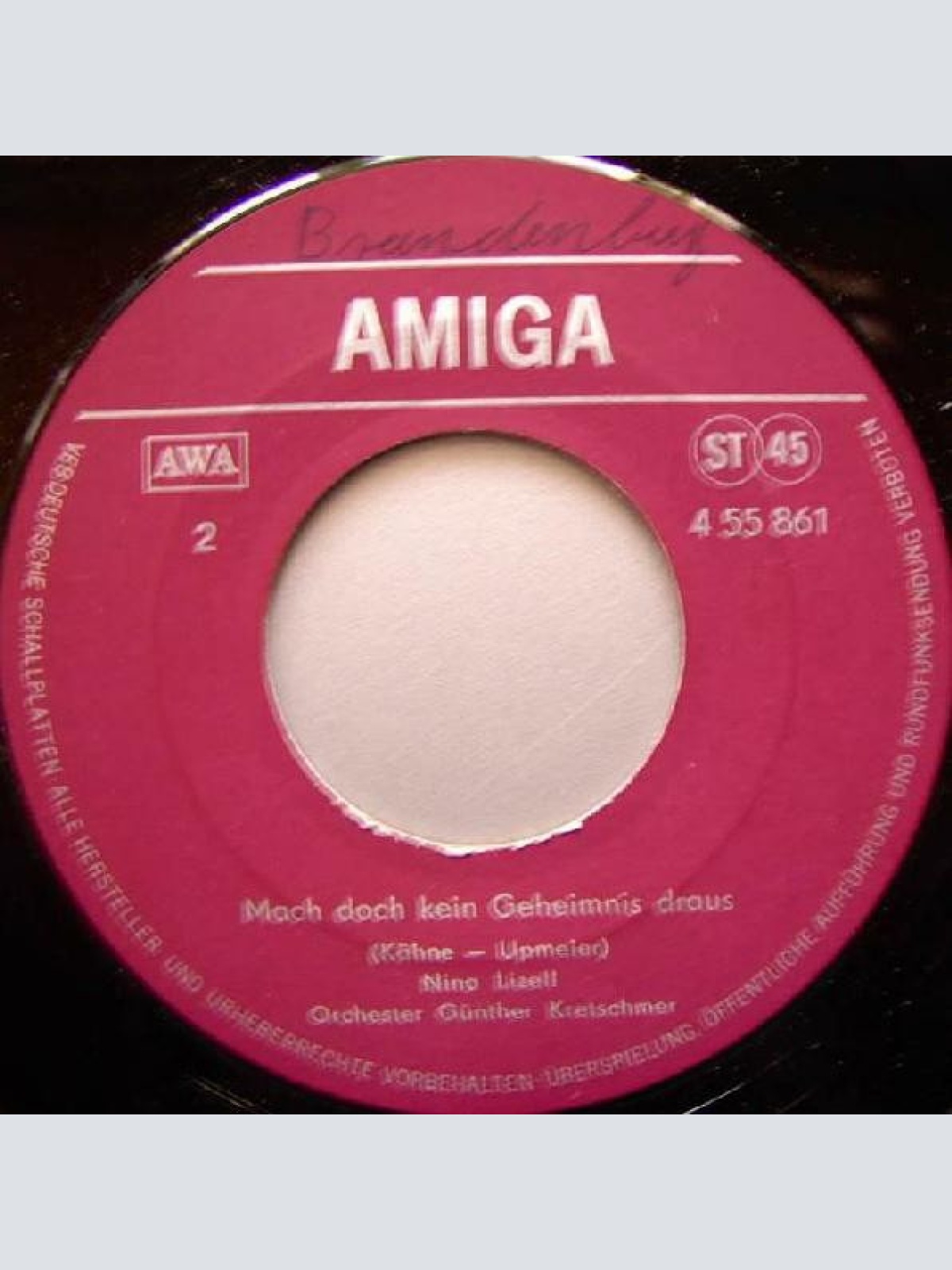 Vinyl / Nina Lizell - Wenn's Nur Mädchen Gäb / Mach Doch Kein Geheimnis Draus