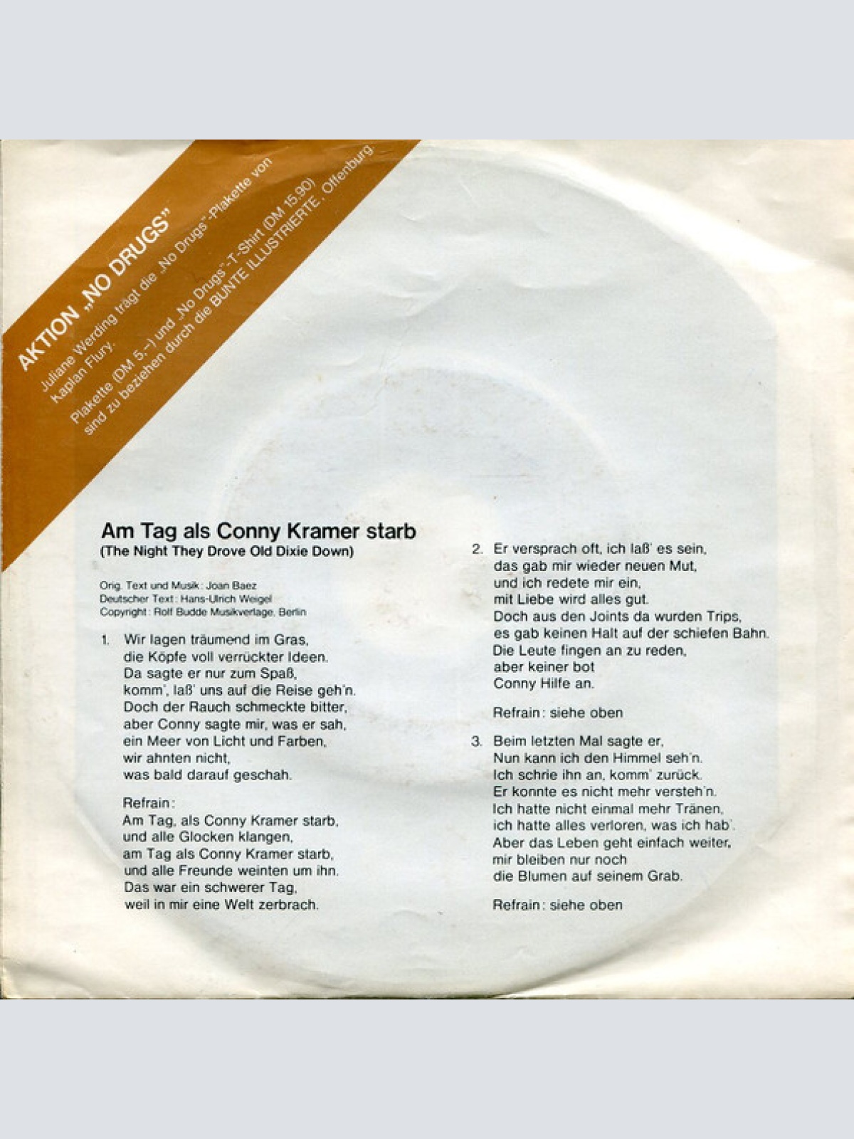 Vinyl / Juliane Werding - Am Tag, Als Conny Kramer Starb