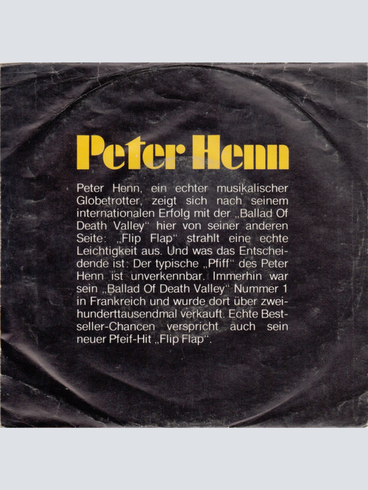 Vinyl / Peter Henn - Flip Flap