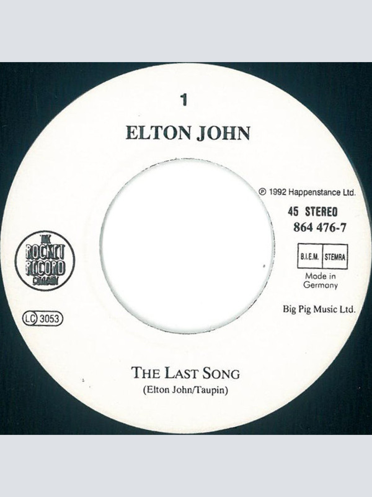 Vinyl / Elton John - The Last Song
