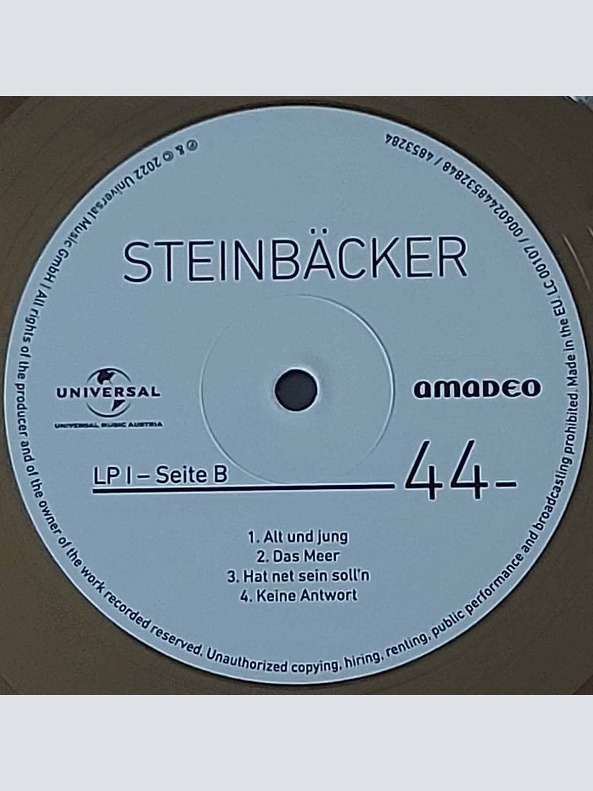 Vinyl / Steinbäcker* - 44