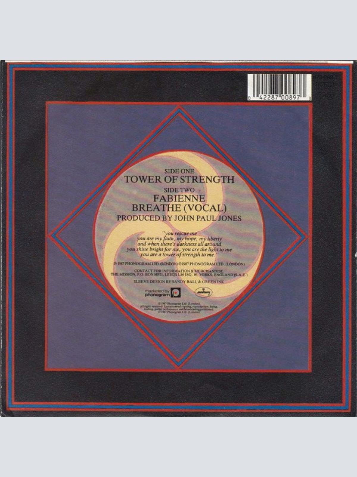 Vinyl / The Mission - Tower Of Strength