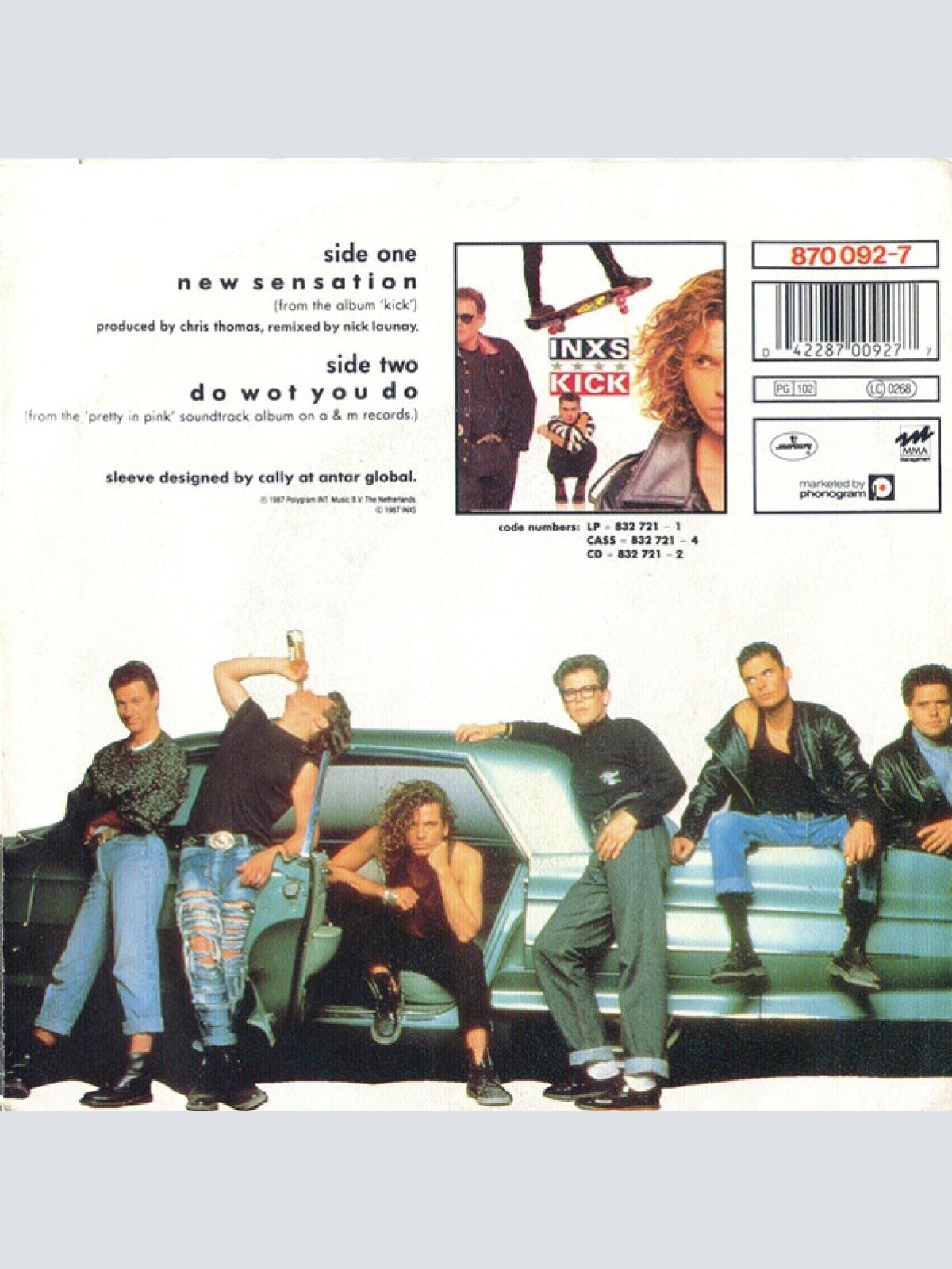 Vinyl / INXS - New Sensation