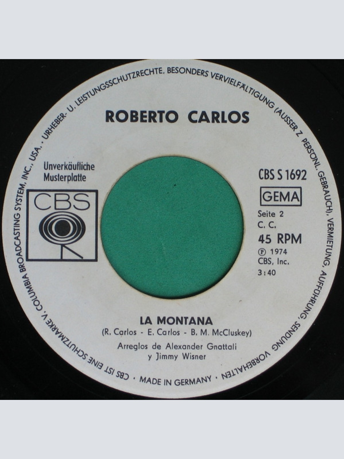 Vinyl / Roberto Carlos - La Distancia