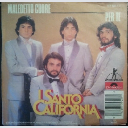Vinyl / I Santo California - Maledetto Cuore