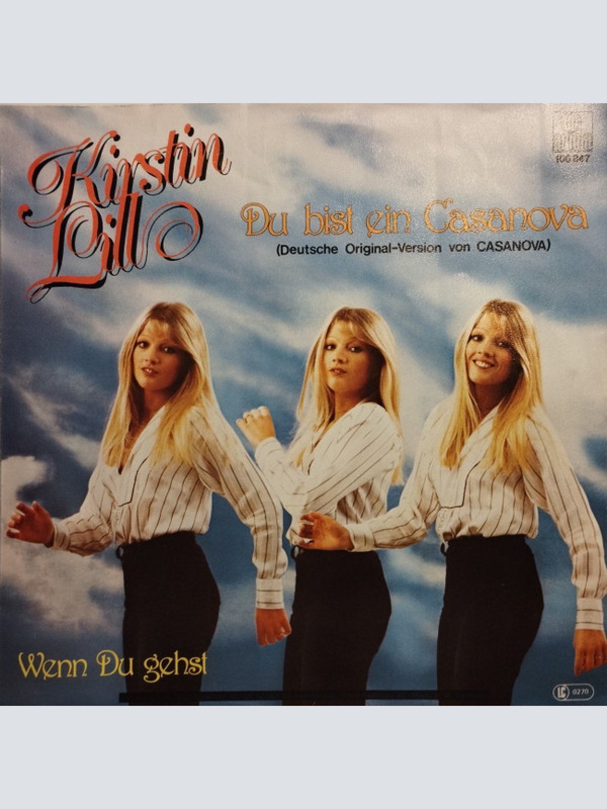 Vinyl / Kirstin Lill - Du Bist Ein Casanova (Deutsche Original-Version von Casanova)