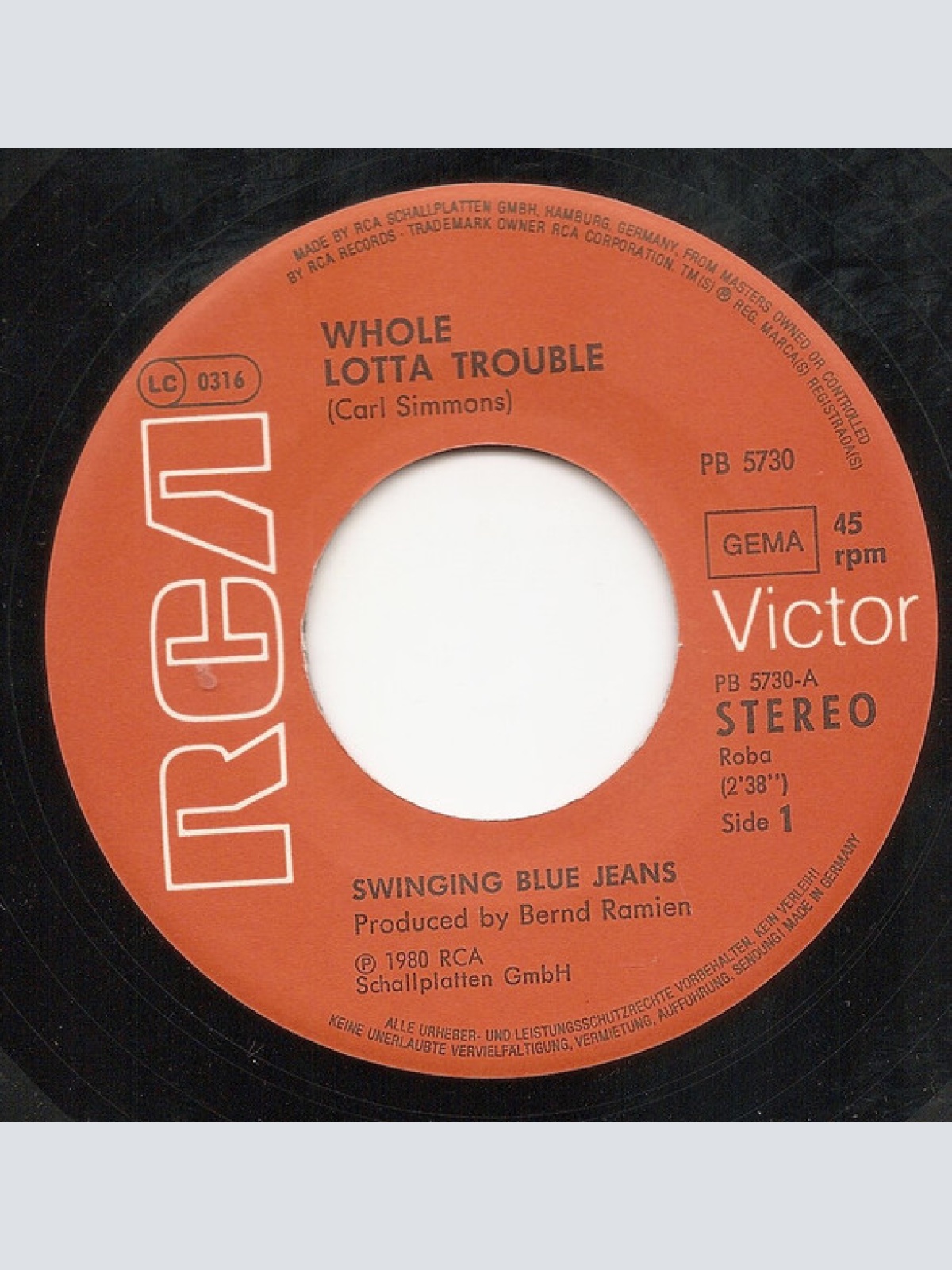 Vinyl / The Swinging Blue Jeans - Whole Lotta Trouble