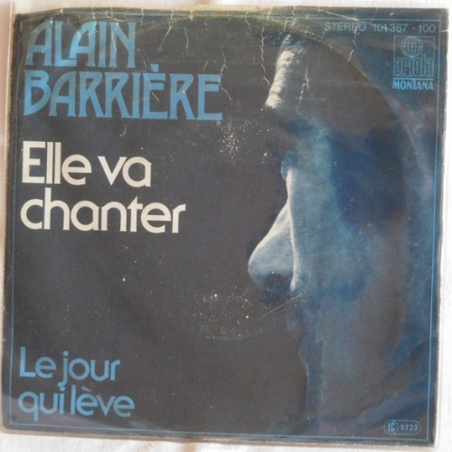 Vinyl / Alain Barriere* - Elle Va Chanter