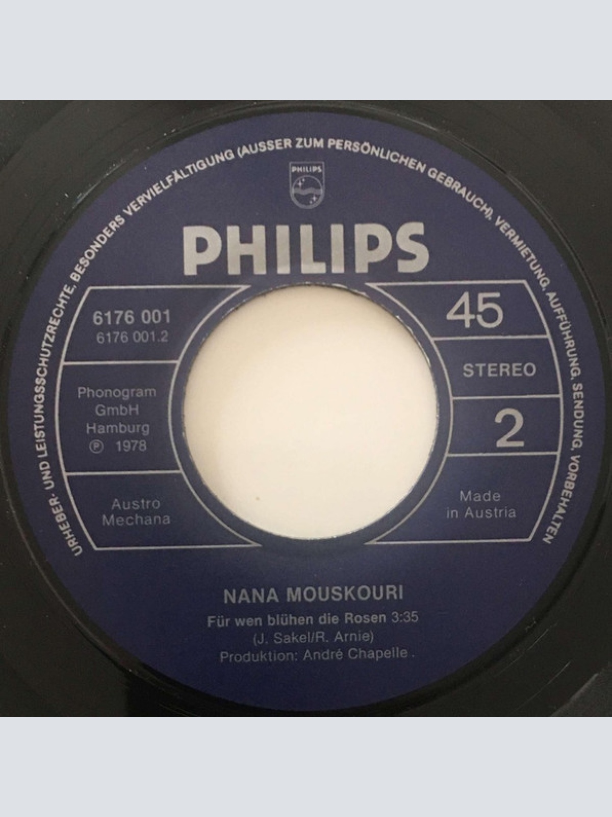 Vinyl / Nana Mouskouri - Lieder, Die Die Liebe Schreibt