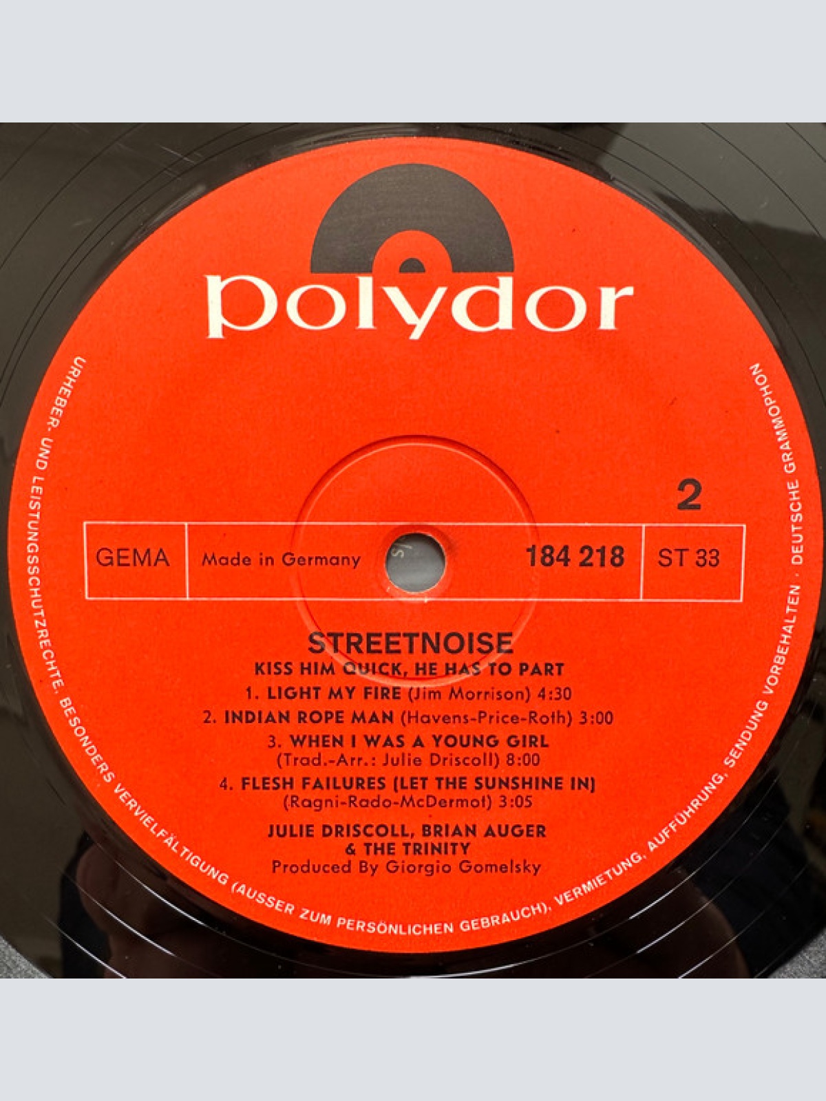 Vinyl / Julie Driscoll, Brian Auger & The Trinity - Streetnoise