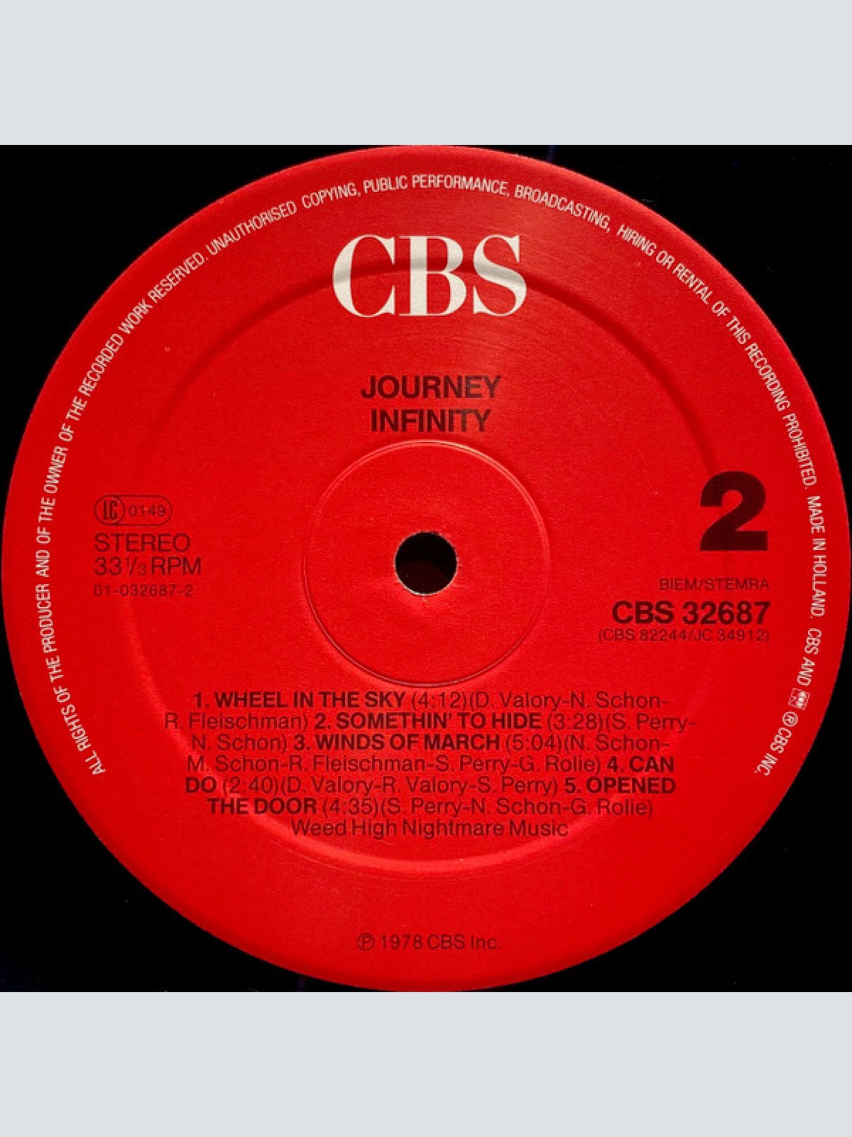 Vinyl / Journey - Infinity