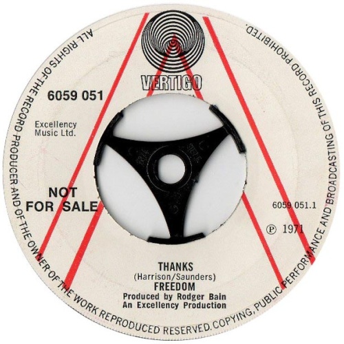 Vinyl / Freedom (9) - Thanks / Miss Little Louise