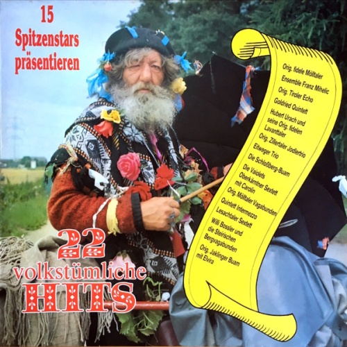 Vinyl / Various - 15 Spitzenstars Präsentieren : 22 Volkstümliche Hits