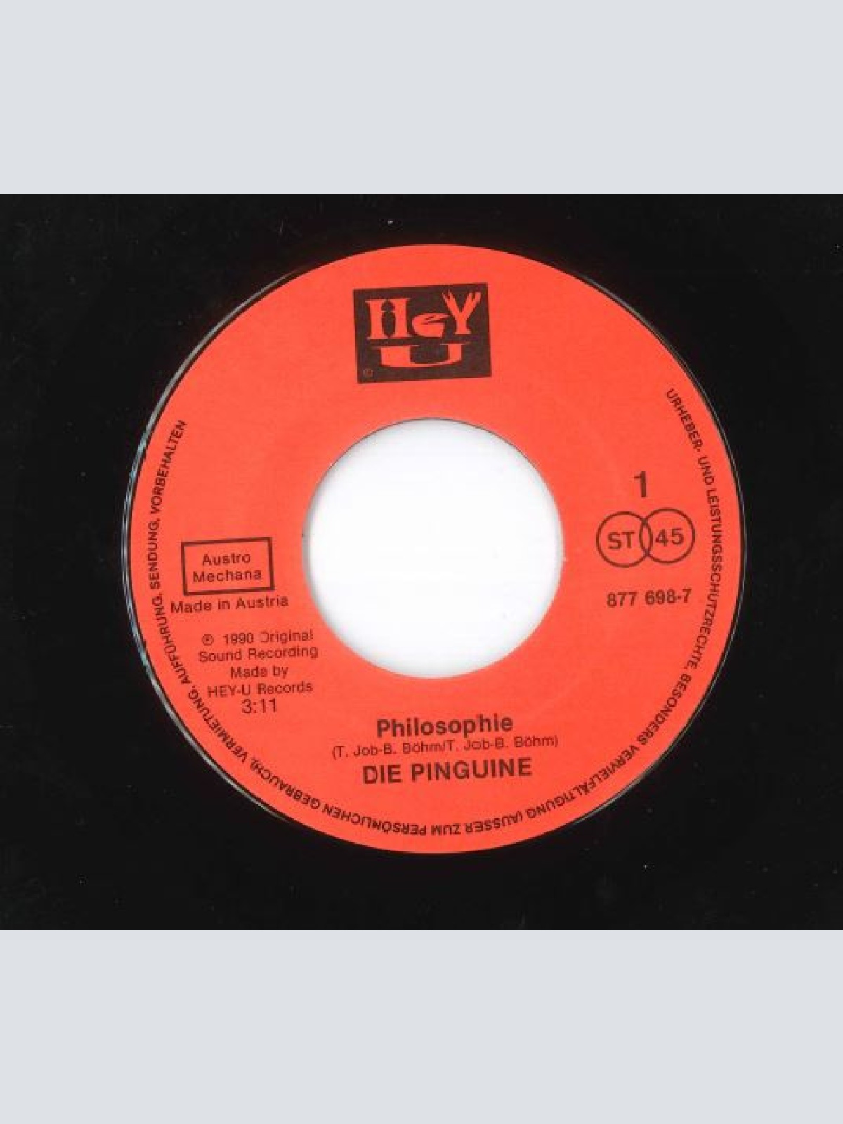 Vinyl / Die Pinguine - Philosophie