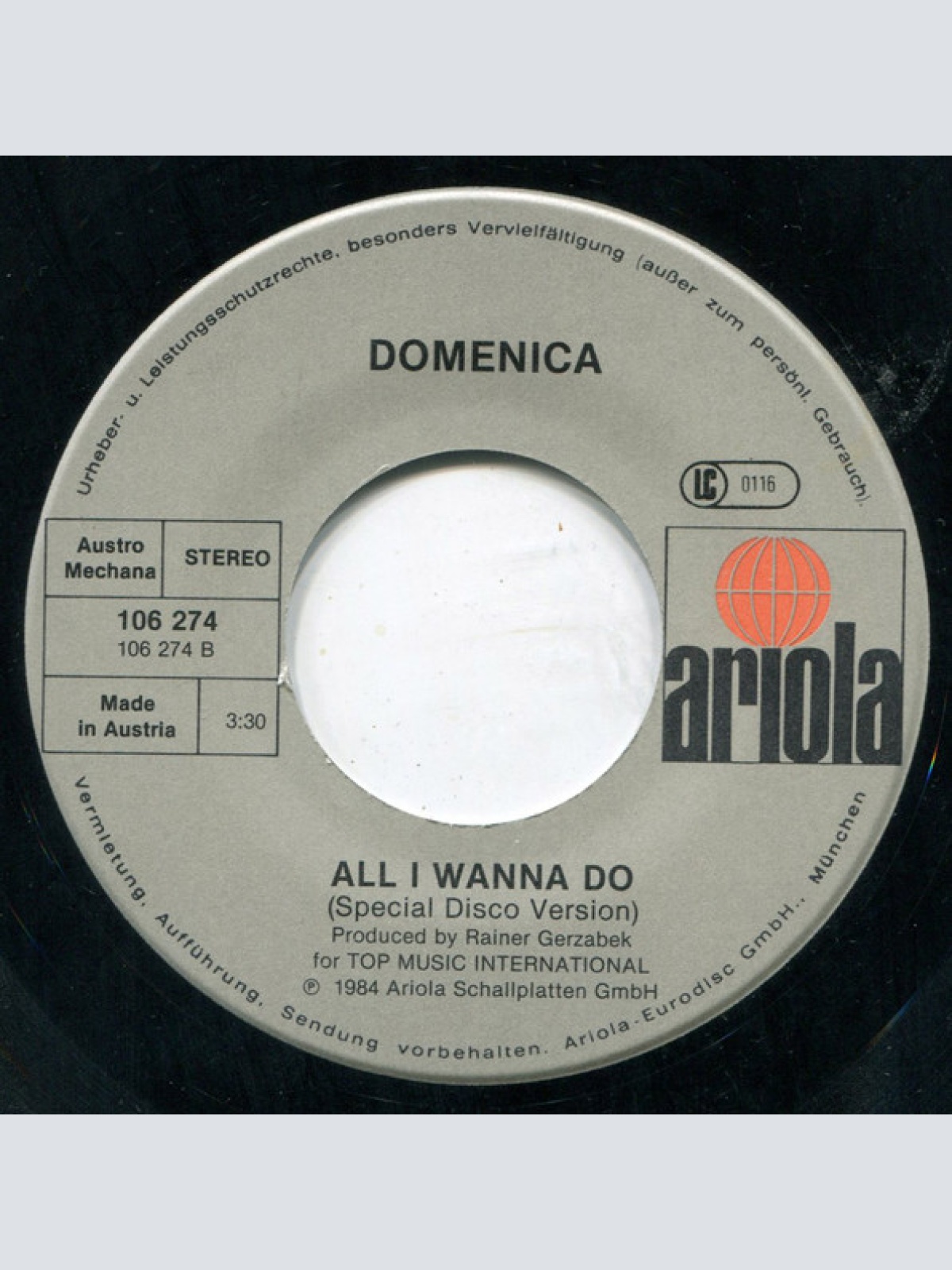 Vinyl / Domenica (4) - All I Wanna Do