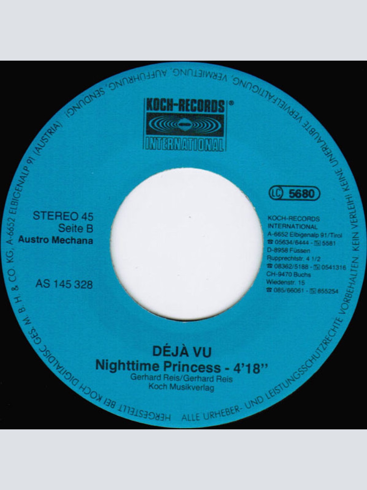 Vinyl / Déjà Vu (5) - Nighttime Princess