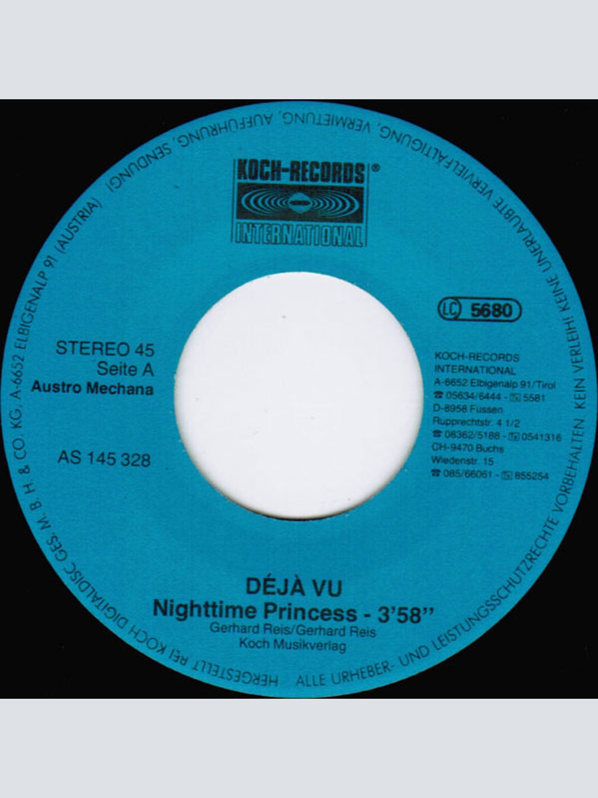 Vinyl / Déjà Vu (5) - Nighttime Princess