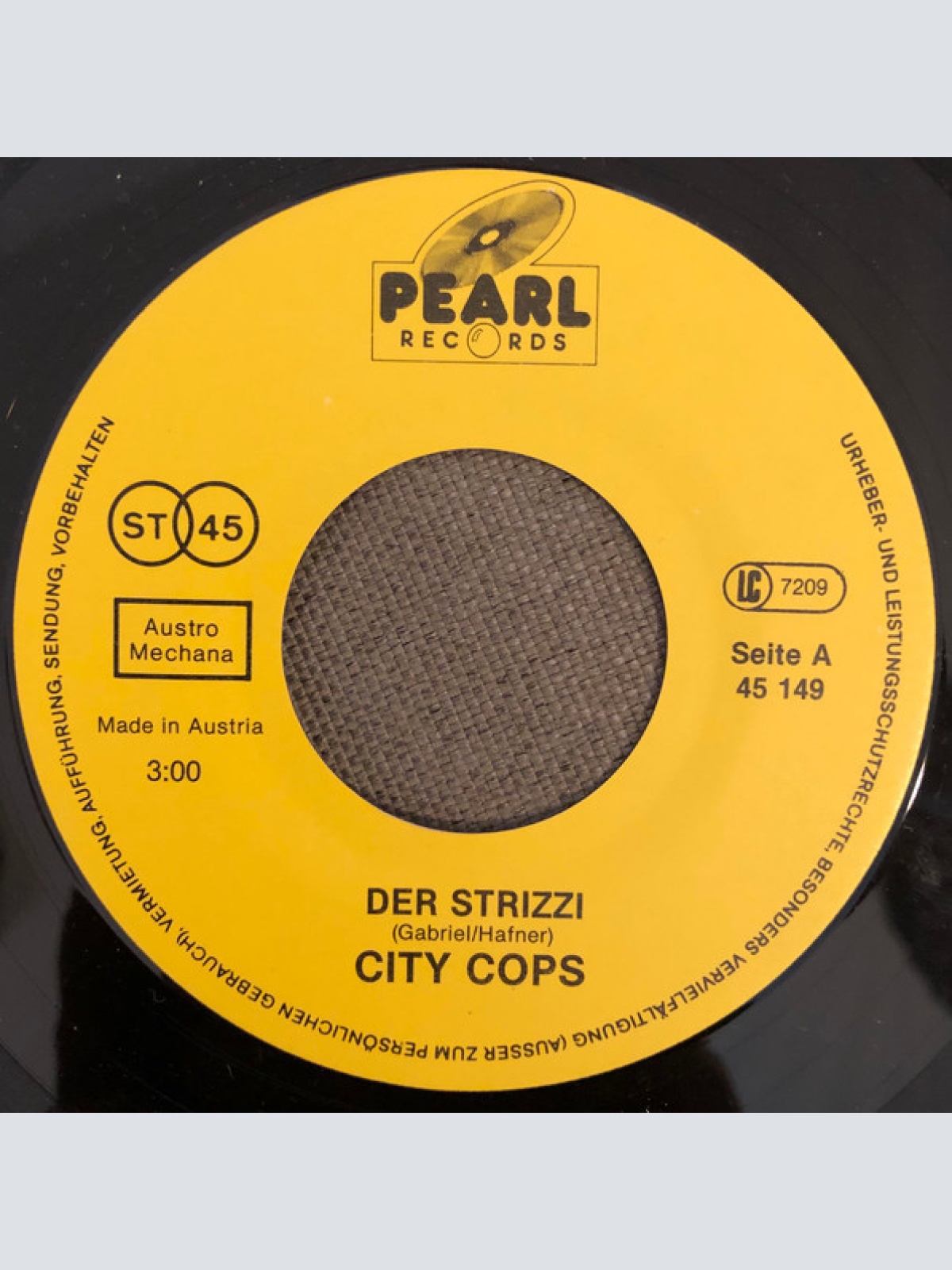 Vinyl / City Cops - Der Strizzi