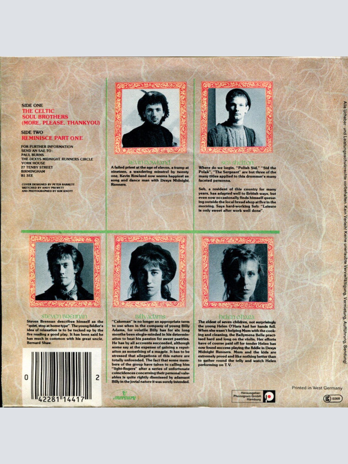 Vinyl / Kevin Rowland And Dexys Midnight Runners - The Celtic Soul Brothers