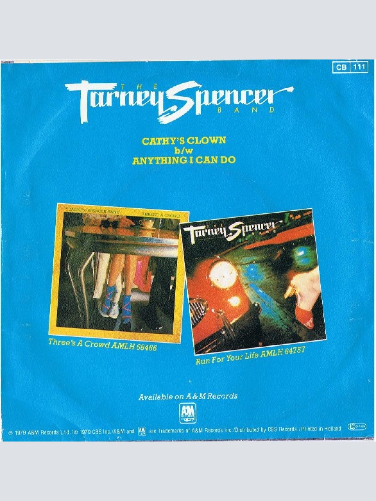 Vinyl / The Tarney Spencer Band* - Cathy's Clown