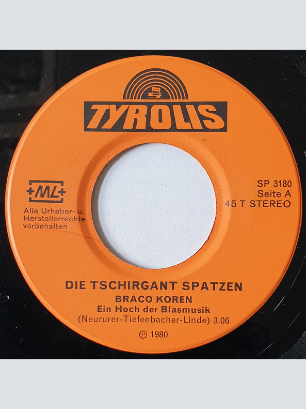 Vinyl / Die Tschirgant Spatzen* Mit Braćo Koren* - Ja, Ja, Die Blasmusik / Auf Dieser Schönen Welt