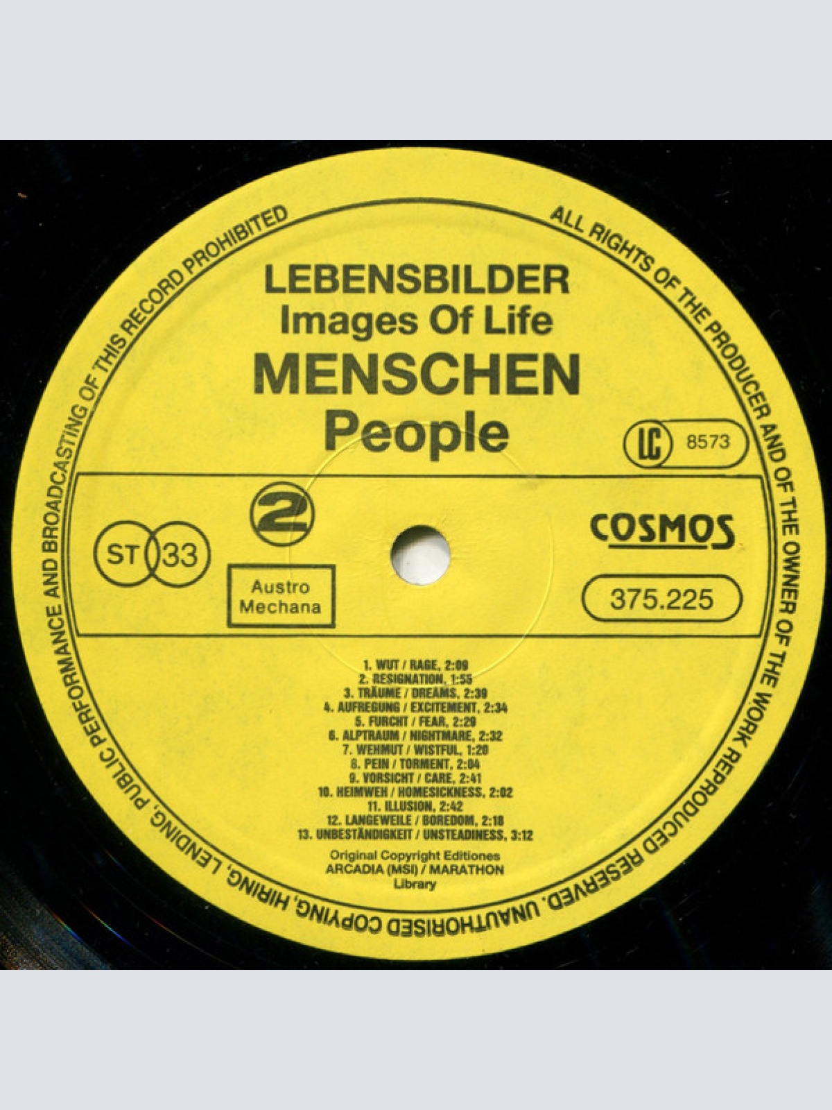 Vinyl / Various - Menschen = People