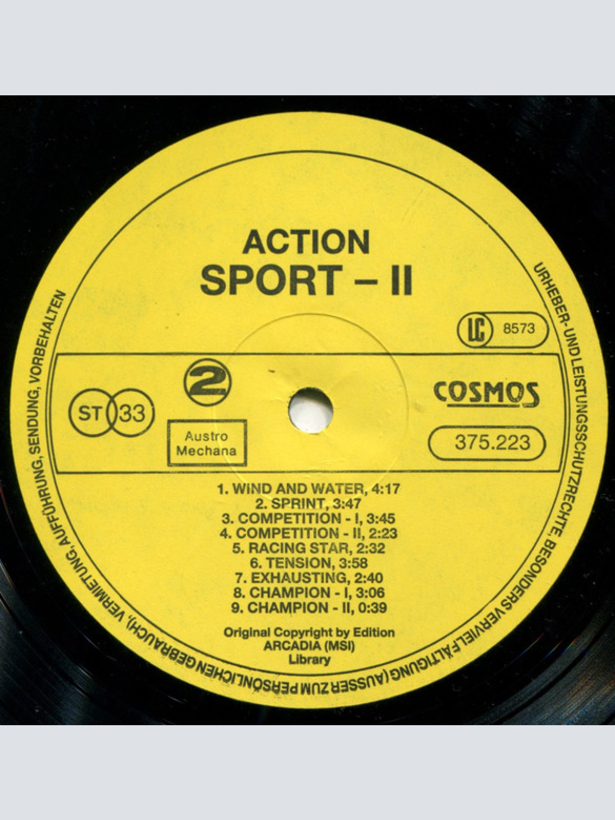 Vinyl / Peter Janda / Fritz Köberl - Sport - II