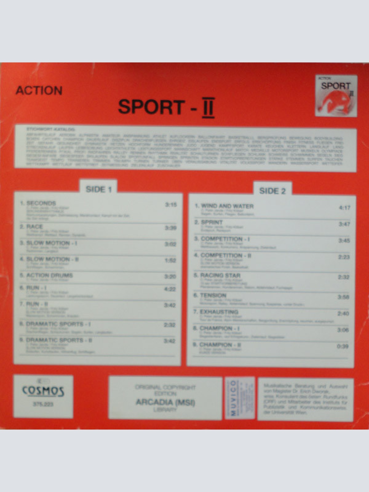 Vinyl / Peter Janda / Fritz Köberl - Sport - II