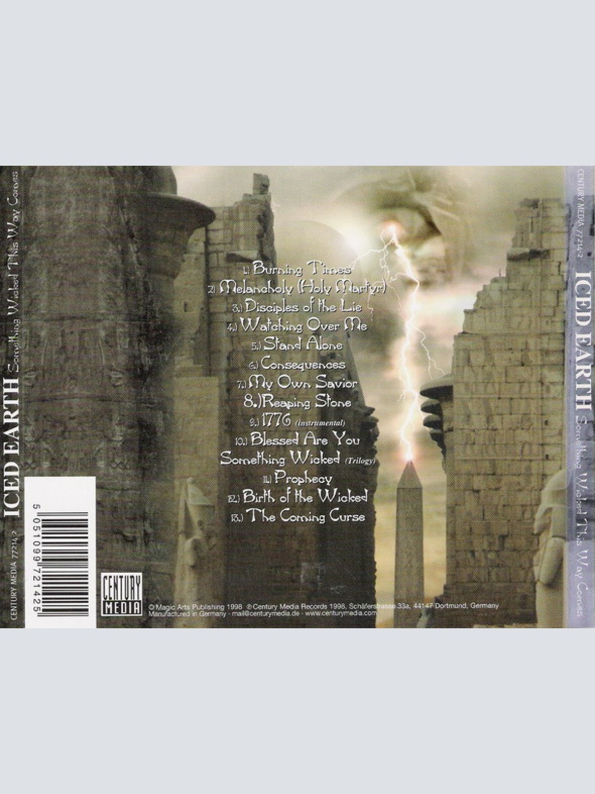 CD / Iced Earth - Something Wicked This Way Comes