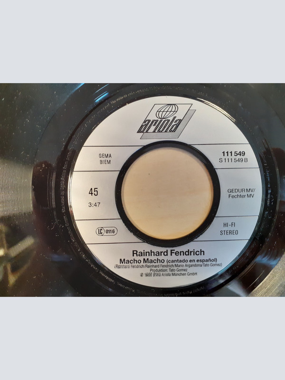 Vinyl / Rainhard Fendrich - Macho Macho