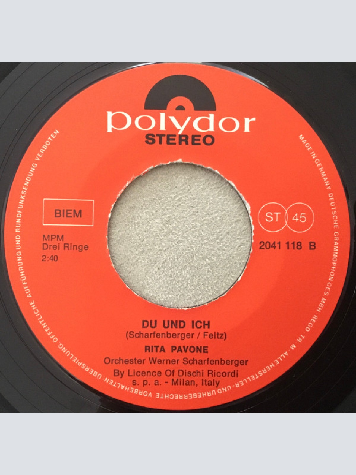 Vinyl / Rita Pavone - Alles Kaputt