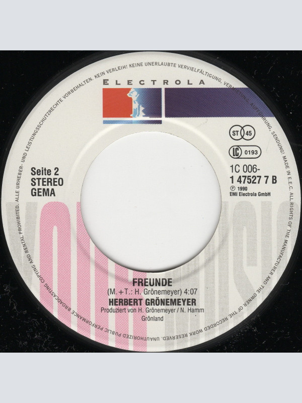 Vinyl / Herbert Grönemeyer - Deine Liebe Klebt